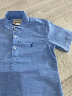 CAMISA SOCIAL INFANTIL GOLA PADRE