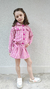 Imagem do Casaco Infantil Rosa Tweed Lulu