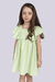 Vestido Infantil Xadrez VIchy Malu Verde