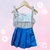 Blusa Infantil Branca Eva Xadrez Grid - comprar online