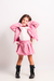 Casaco Infantil Rosa Tweed Lulu na internet