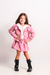 Casaco Infantil Rosa Tweed Lulu