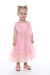 Vestido Infantil de Tule Rosa Lívia - loja online