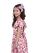 Vestido Infantil Viscose Estampada Charlote