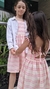 Vestido Infantil Rosa Listrado e Sianinha Aninha - comprar online