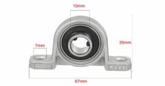 Pack 12 KP000 Mancal rolamento auto compensador interno 10mm - comprar online