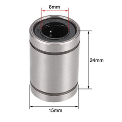 Pack 24 peças LM8UU Rolamento linear para eixo diâmetro 8mm - comprar online