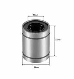 Pack 12 LM16UU Rolamento linear para eixo diâmetro 16mm - comprar online