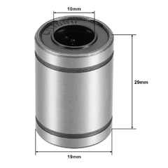 Pack 12 LM10UU Rolamento linear para eixo diâmetro 10mm - comprar online