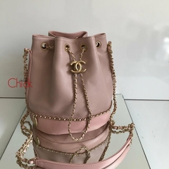 BOLSA DRAWSTRING ROSÉ ITALIANA