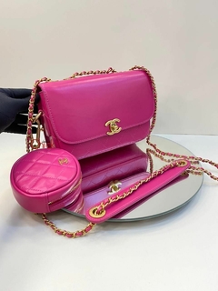 BOLSA ITALIANA COM MINI BAG PINK - comprar online