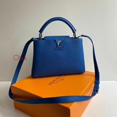 BOLSA CAPUCINES BB AZUL ITALIANA - loja online