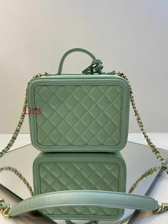 Imagem do BOLSA VANITY CASE ITALIANA VERDE CLARO