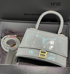 BOLSA HOURGLASS BRANCA ITALIANA