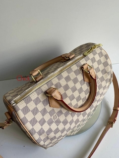 BOLSA SPEEDY BANDOULIÉRE DAMIER AZUR FRANCESA - comprar online