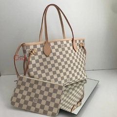 BOLSA NEVERFULL DAMIER AZUR ITALIANA - comprar online