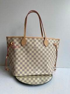 BOLSA NEVERFULL DAMIER AZUR ITALIANA - loja online