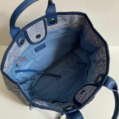 BOLSA CAMBON AZUL ITALIANA - Bolsas Chick