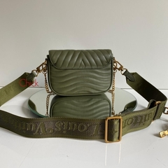 BOLSA MULTI-POCHETTE NEW WAVE KHAKI ITALIANA - VERDE - loja online