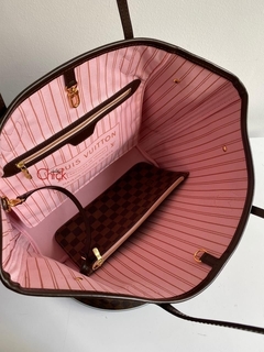 BOLSA NEVERFULL DAMIER EBENE ITALIANA - loja online