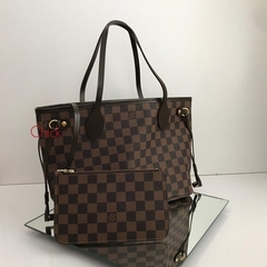 BOLSA NEVERFULL DAMIER EBENE ITALIANA