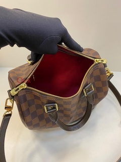 BOLSA SPEEDY BANDOULIÉRE DAMIER EBENE ITALIANA - loja online