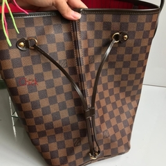 BOLSA NEVERFULL DAMIER EBENE ITALIANA BLACK - loja online