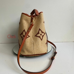 BOLSA NÉONOÉ RAFFIA ITALIANA - Bolsas Chick