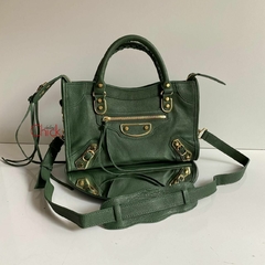 BOLSA CLASSIC CITY VERDE ITALIANA