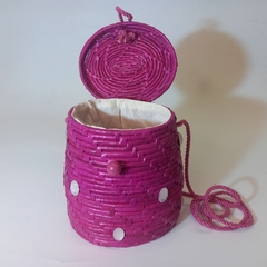 Bolsa Bauzinho Rosa - DaLú Atelier de Ideias