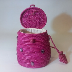 Bolsa Bauzinho Rosa - DaLú Atelier de Ideias