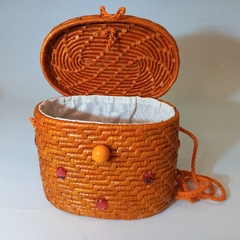 Bolsa Ninho Laranja - DaLú Atelier de Ideias