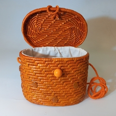 Bolsa Ninho Laranja - DaLú Atelier de Ideias