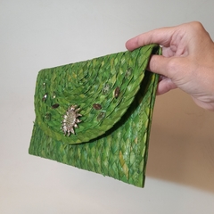 Clutch Envelope Verde na internet