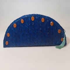 Clutch Leque Azul