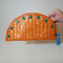 Clutch Leque Laranja - comprar online