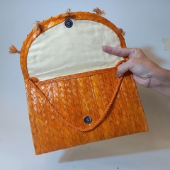 Clutch Envelope Laranja - DaLú Atelier de Ideias