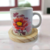 Caneca Floral com descanso - Decornato Presentes Criativos