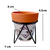 Vaso Pequeno Decorativo Tribal Cerâmica com Suporte para Mesa - Decornato Presentes Criativos