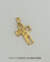 Pingente Crucifixo Vazado em Moldura (Banho Ouro 18k)