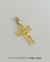 Pingente Crucifixo Vazado em Moldura (Banho Ouro 18k) - comprar online