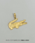 Pingente Crocodilo (Banho Ouro 18k)