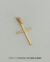 Pingente Cruz Agulha (Banho Ouro 18k) - comprar online