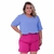 Blusa Plus Size Viscolinho Elegante G1 G2 G3 Donna Martins