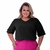 Blusa Plus Size Viscolinho Elegante G1 G2 G3 Donna Martins - comprar online