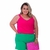 Blusa Regata Rosa PlusSize Viscolinho G1 G2 G3 Donna Martins - comprar online