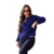 Jaqueta Feminina Azul Royal Blusa de Frio Bomber Inverno