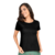 Blusa Suede Feminina T-shirt Blusinha Básica Manga Curta - Donna Martins