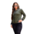 Jaqueta Feminina Verde Militar Blusa de Frio Bomber Inverno - comprar online