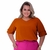 Blusa Plus Size Viscolinho Elegante G1 G2 G3 Donna Martins - Donna Martins